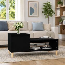Black Coffee Table: Practical, Sturdy, and Easy to Maintain