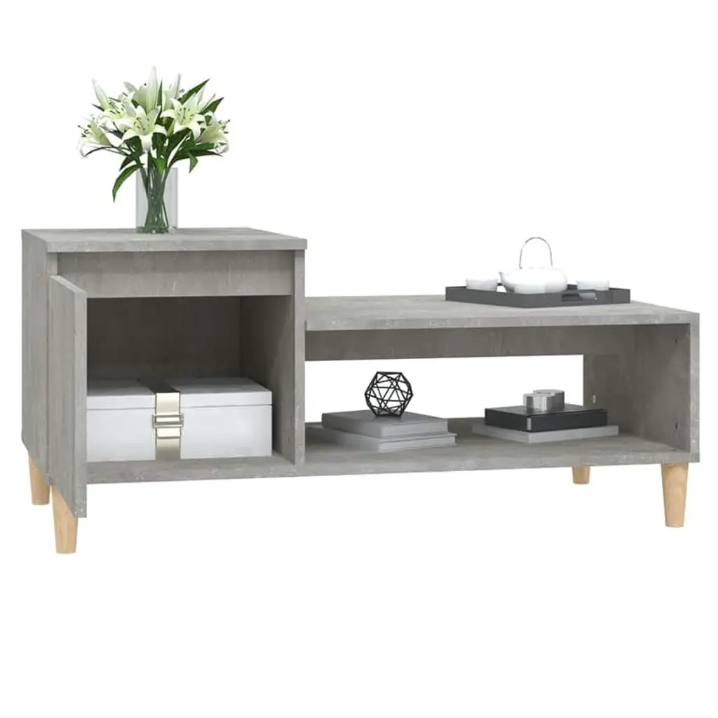 Grey Engineered Wood Coffee Table