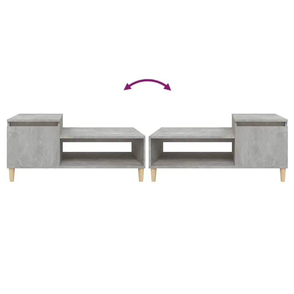 Grey Engineered Wood Coffee Table