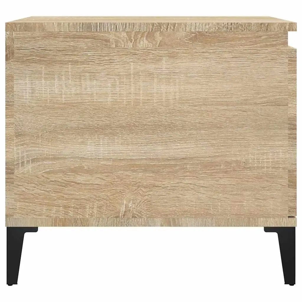 Coffee Table with Storage Compartment 100x50x45cm Brown Engineered Wood