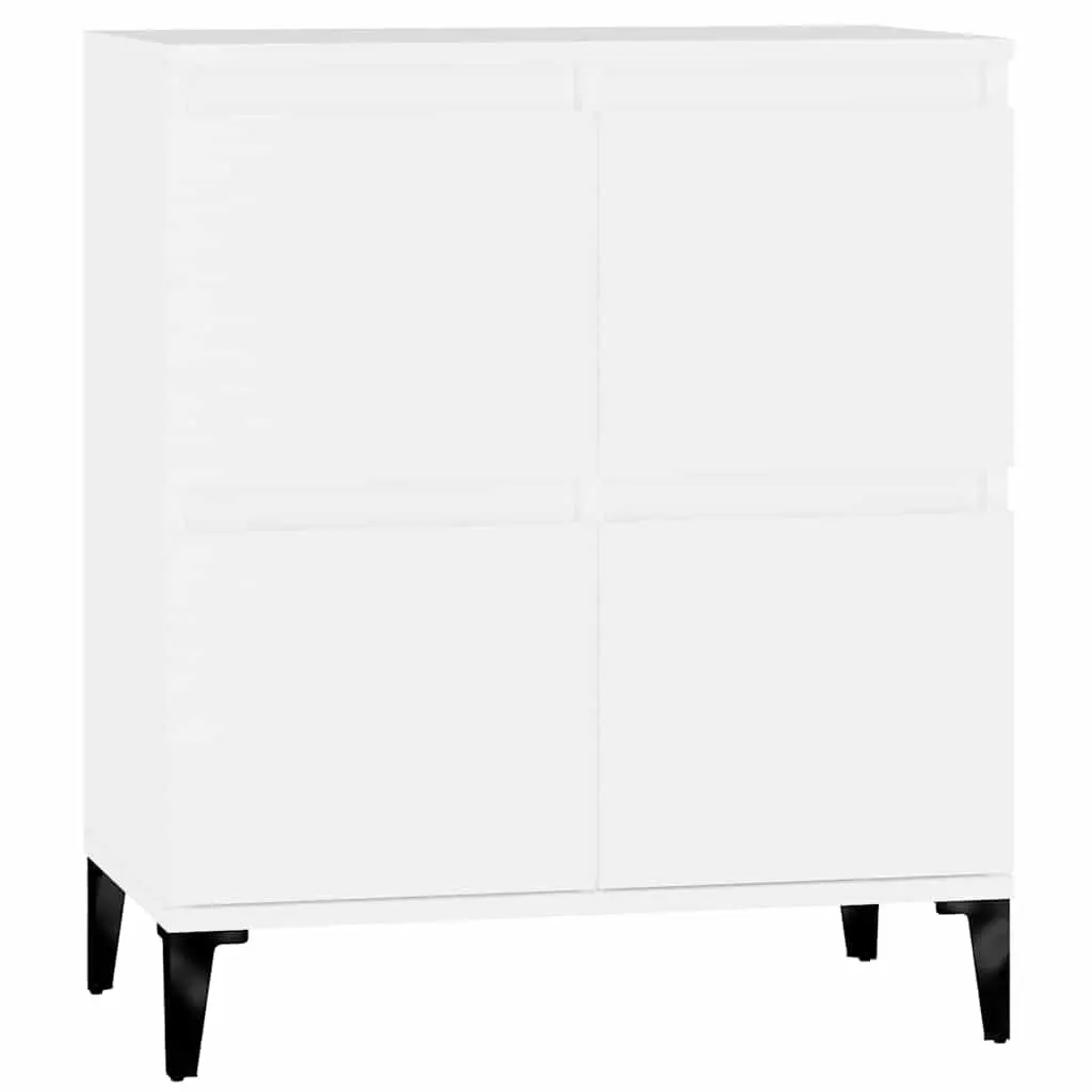 Engineered Wood Storage Sideboard White Buffet Cabinet 60x35x70cm