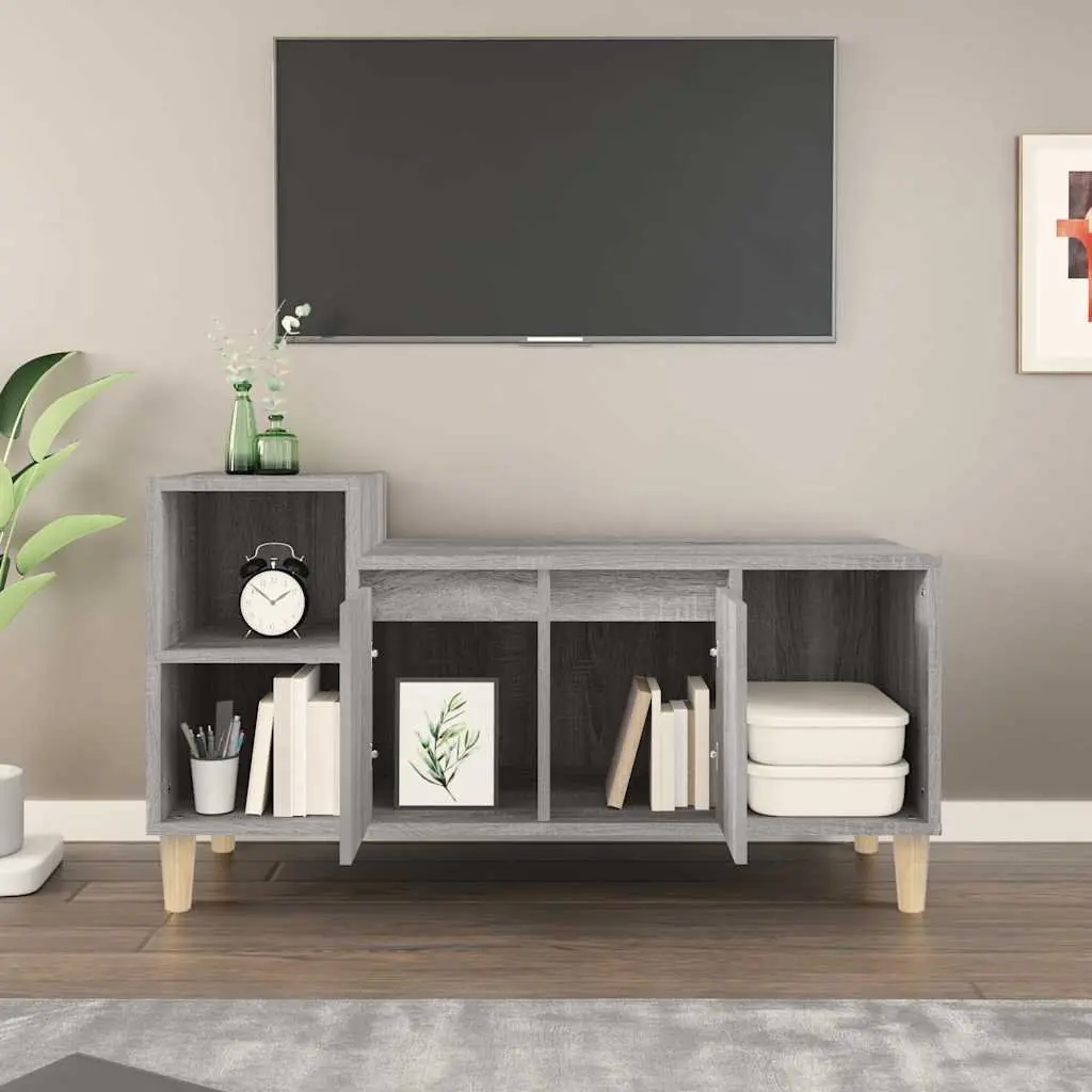 TV Cabinet Media Unit Storage 100x35x55 cm Grey Sonoma
