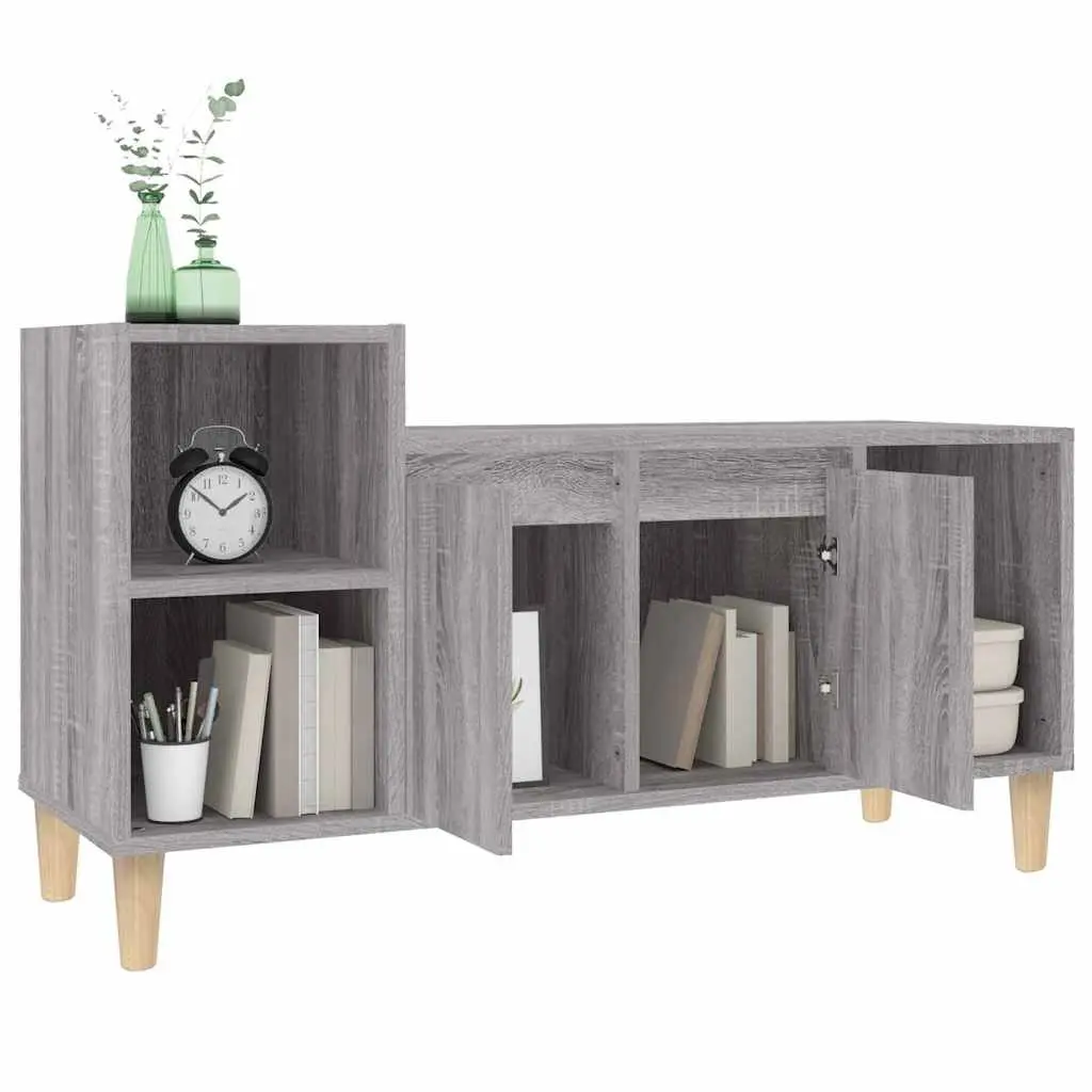 TV Cabinet Media Unit Storage 100x35x55 cm Grey Sonoma