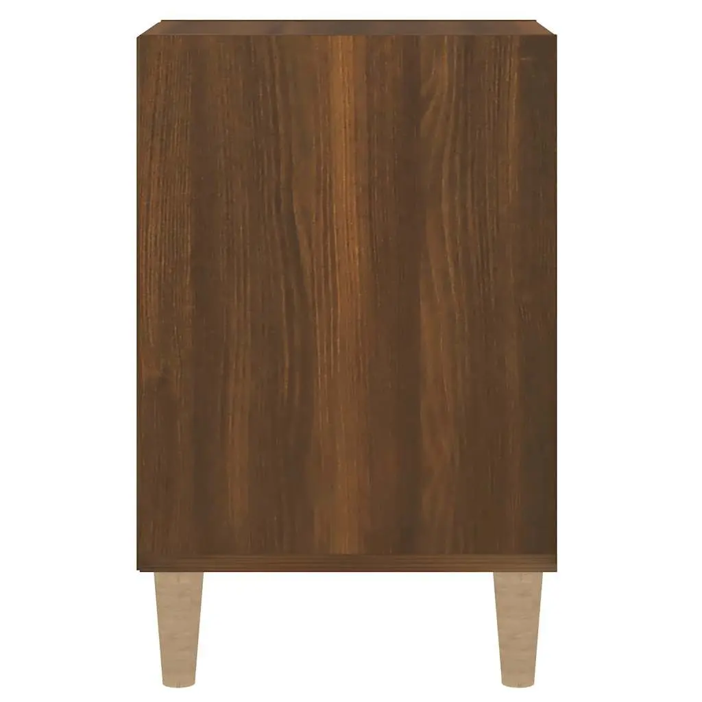 TV Cabinet Brown Oak 100x35x55cm Media Storage Unit Engineered Wood Furniture