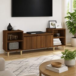 Reliable 160cm Brown Oak TV Cabinet for Home Use