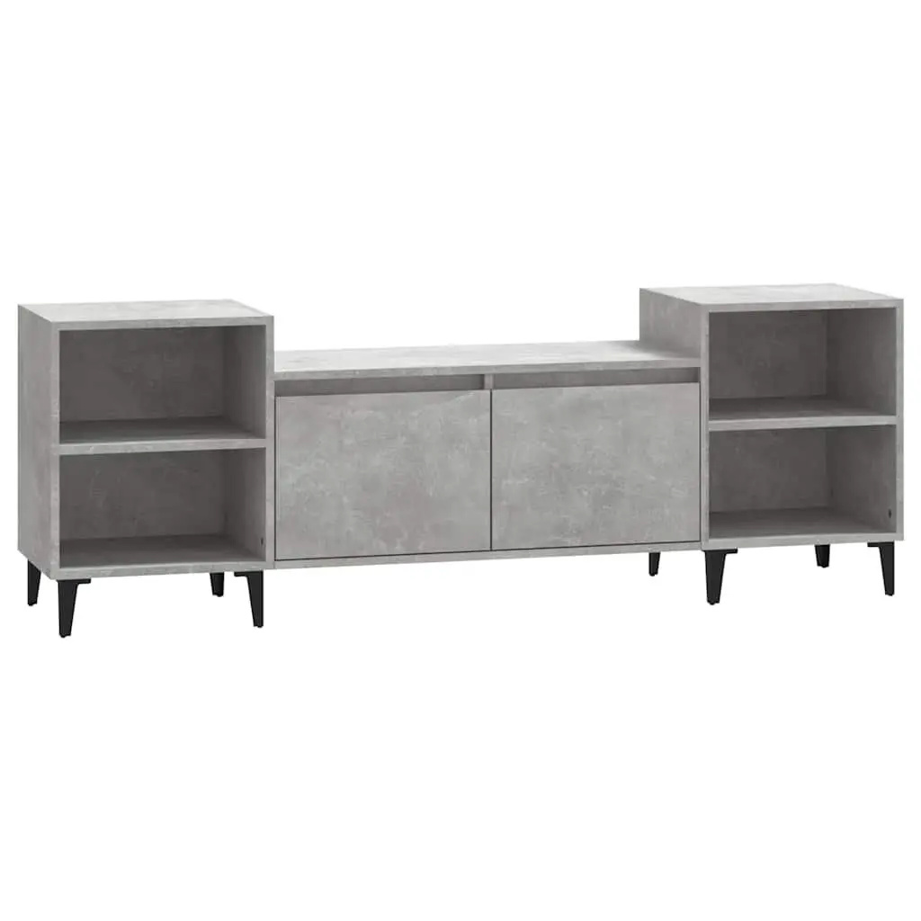 Grey TV Cabinet for Storage and Display