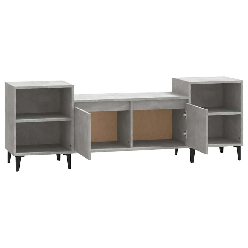 Grey TV Cabinet for Storage and Display