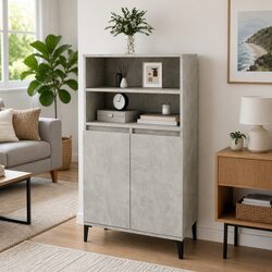 Reliable Grey Highboard Storage for Your Home
