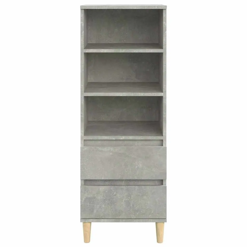 Grey Highboard with Ample Storage Space