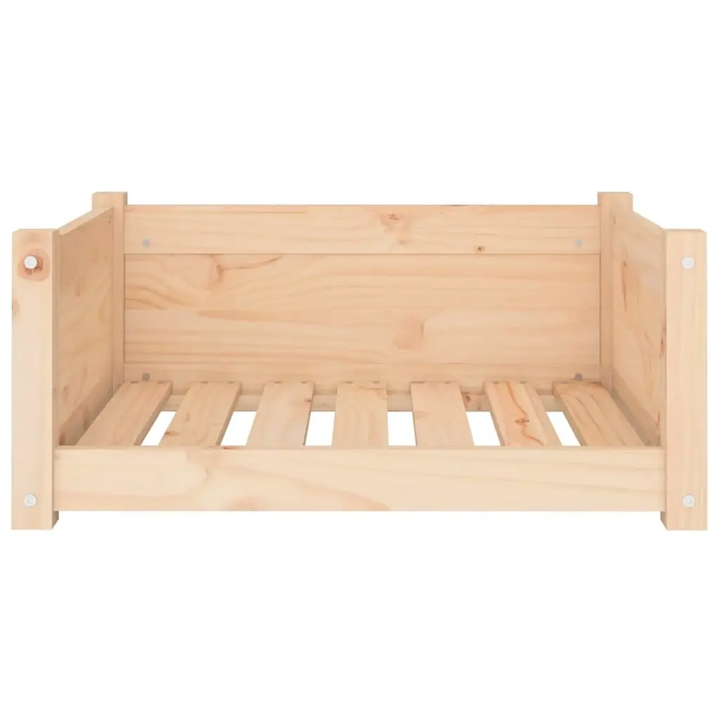 Dog Bed Rectangular Solid Pine Wood Pet Sleeping Furniture Comfortable Puppy
