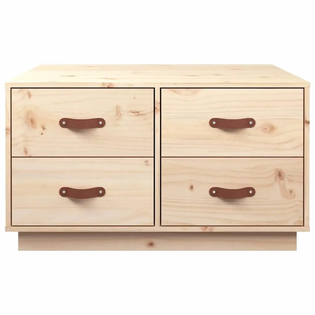 Coffee Table with Storage Drawers in Brown