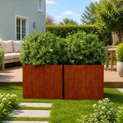 Reliable Corten Steel Planters Set - Stylish and Practical