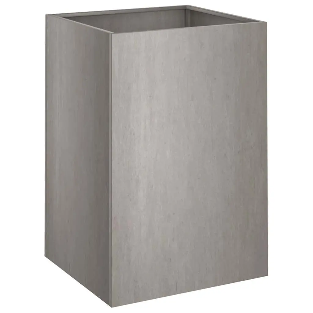 Corten Steel Planter Box Garden Patio Balcony 42x38x75cm Brown