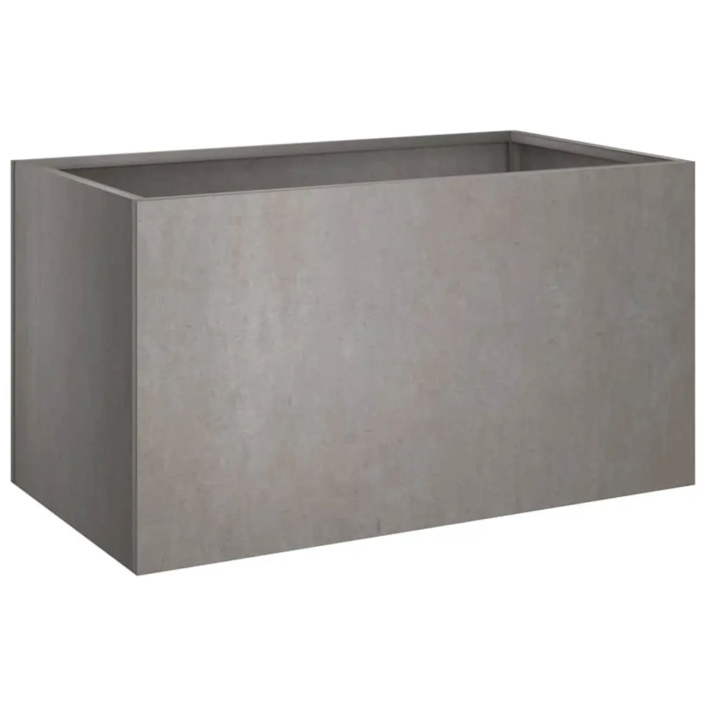 Corten Steel Planter Garden Raised Bed 62x40x39cm Brown