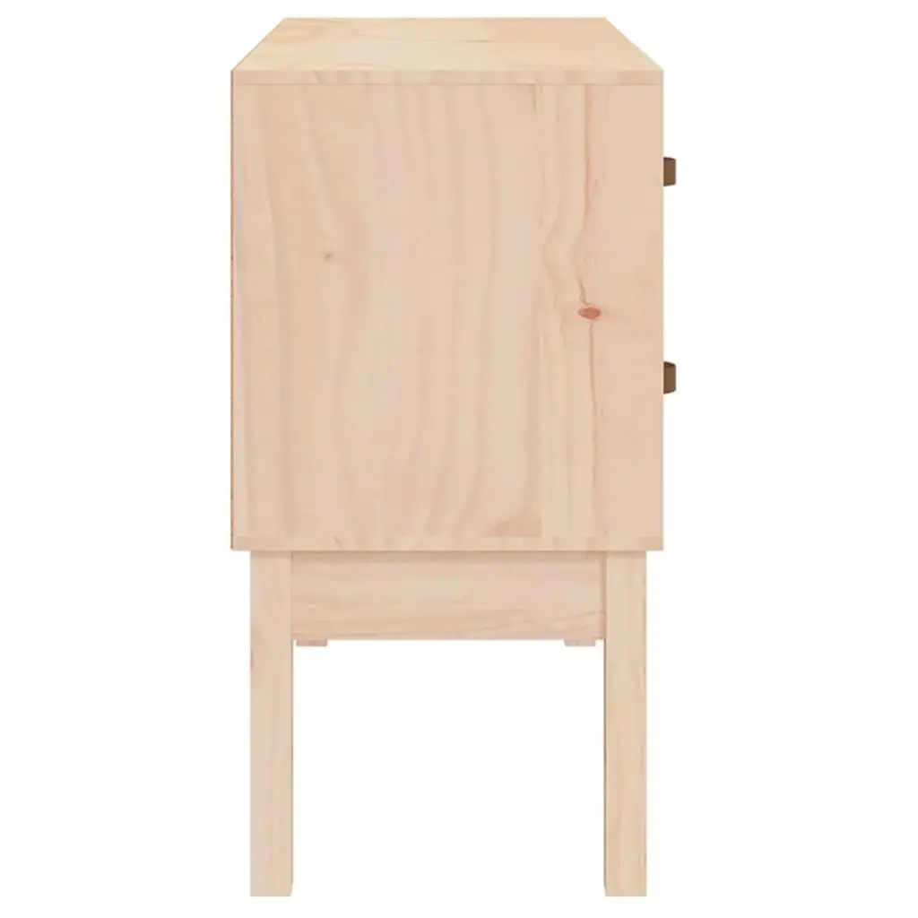 Console Cabinet Storage 90x40x78cm Solid Pine Wood Brown