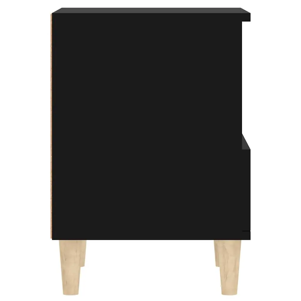 Black Bedside Table