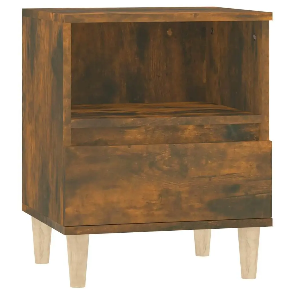 Bedside Cabinets Storage Nightstand Tables 40 x 35 x 50 cm Brown Engineered Wood