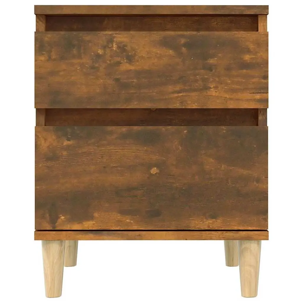 Bedside Storage Cabinets Nightstand Organiser 40 x 35 x 50 cm Brown 2 pcs