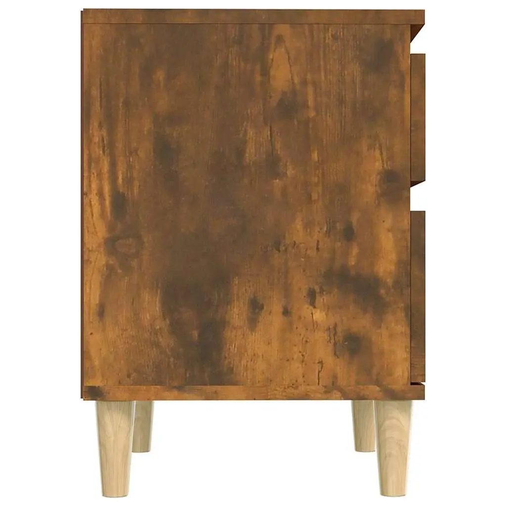 Bedside Storage Cabinets Nightstand Organiser 40 x 35 x 50 cm Brown 2 pcs