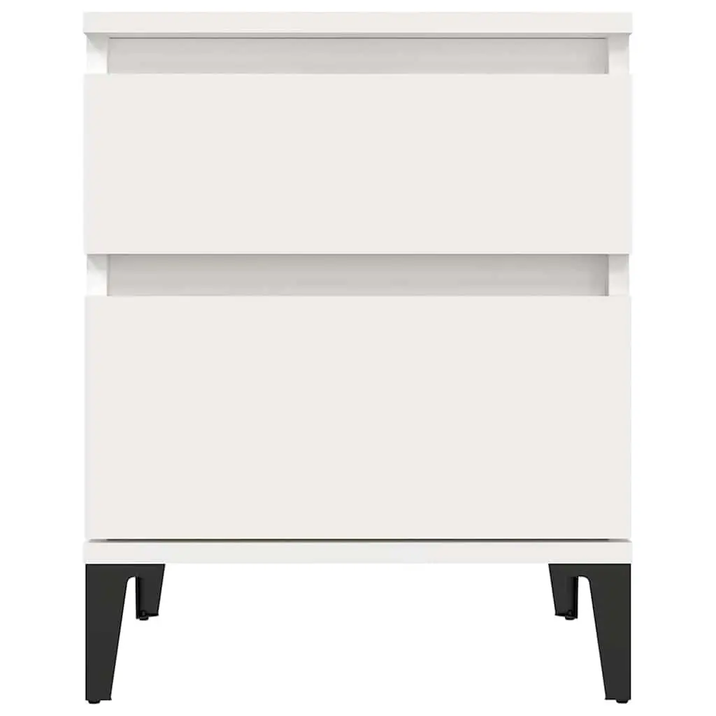 Bedside Cabinet White Storage Unit Nightstand Bedroom Furniture 40 x 35 x 50 cm