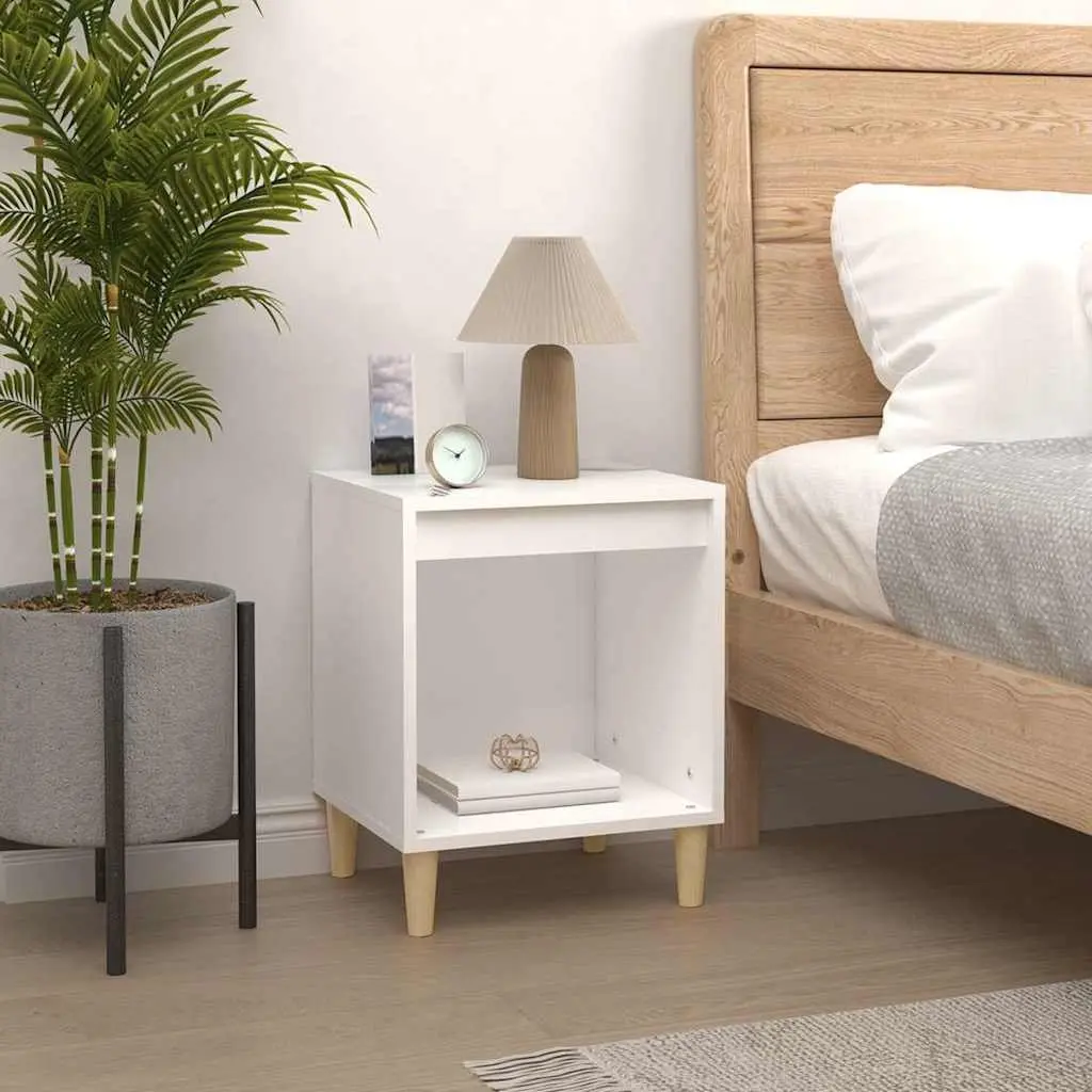 White Bedside Cabinets for Bedroom Storage