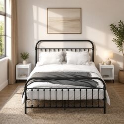 Charming White Nightstands Set - 2 for Practical Use