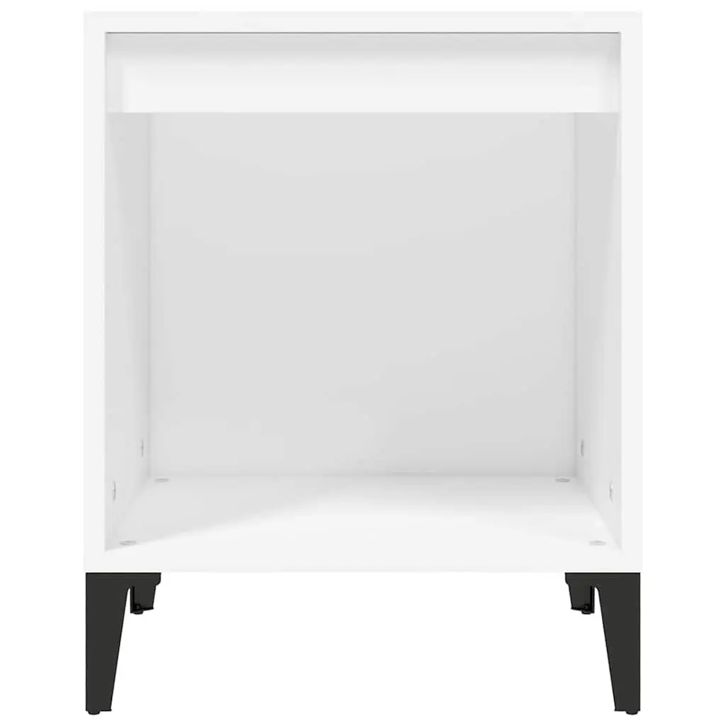 Bedside Tables Nightstand Cabinet Storage 2 Piece White Bedroom Furniture