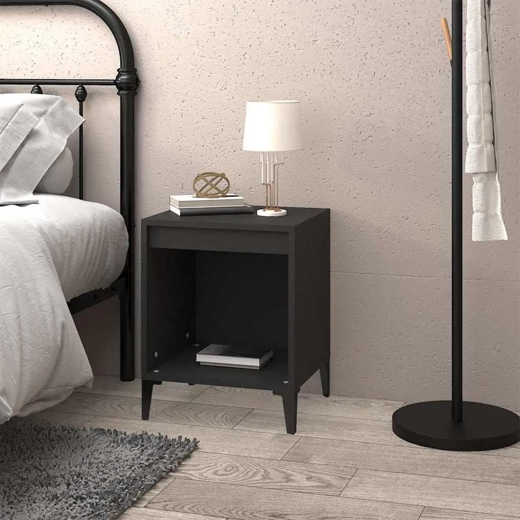 Black Bedside Cabinet for Organizing Essentials
