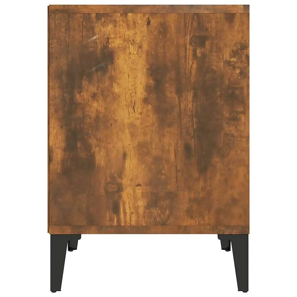 Bedside Table Storage Nightstand 40x35x50cm Brown