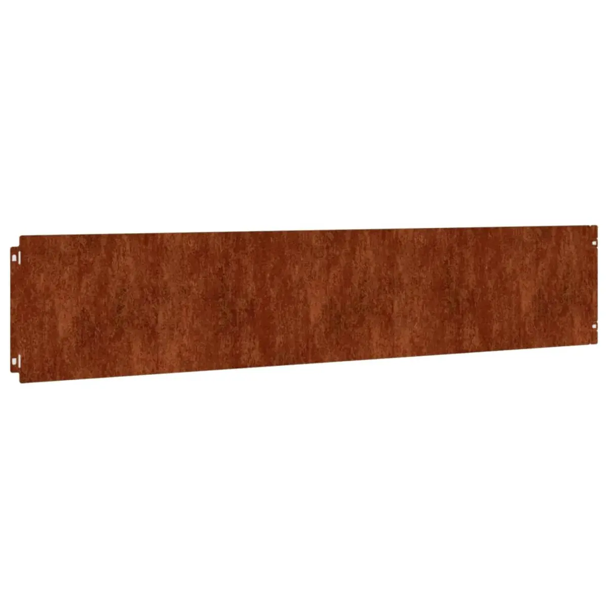 Flexible Corten Steel Lawn Edging Borders 10 Piece Landscape Edger 20 x 103 cm Brown