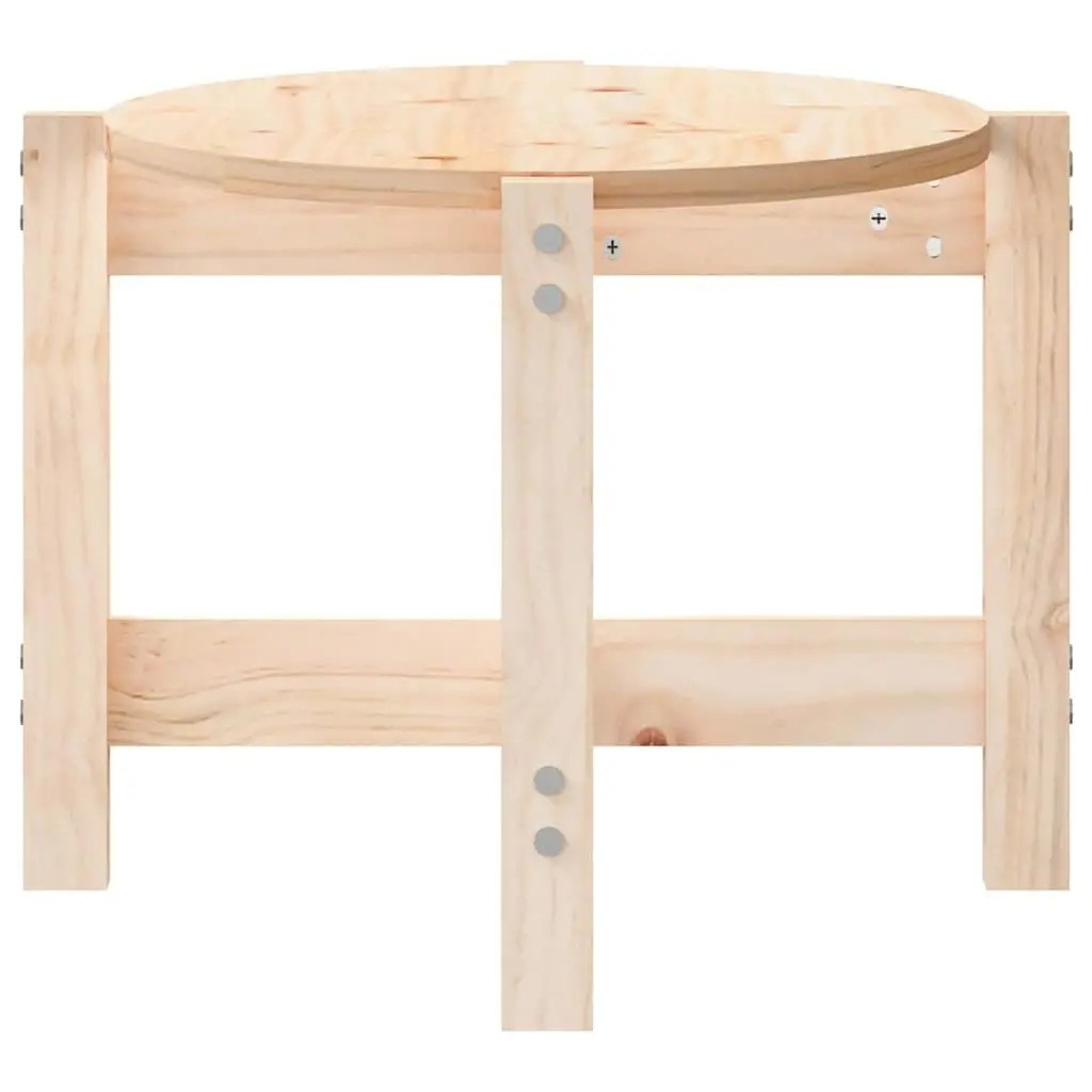 Coffee Table Solid Wood Pine 87x48x35 cm Brown Living Room Accent Furniture