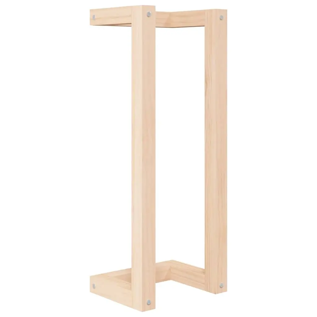 Towel Rack Wall Mounted Bathroom Storage Shelf 23x18x60 cm Solid Pine Wood Brown
