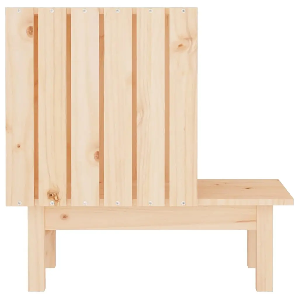 Cat House Rest Sleep Shelter 60x36x60 cm Solid Pine Wood Brown