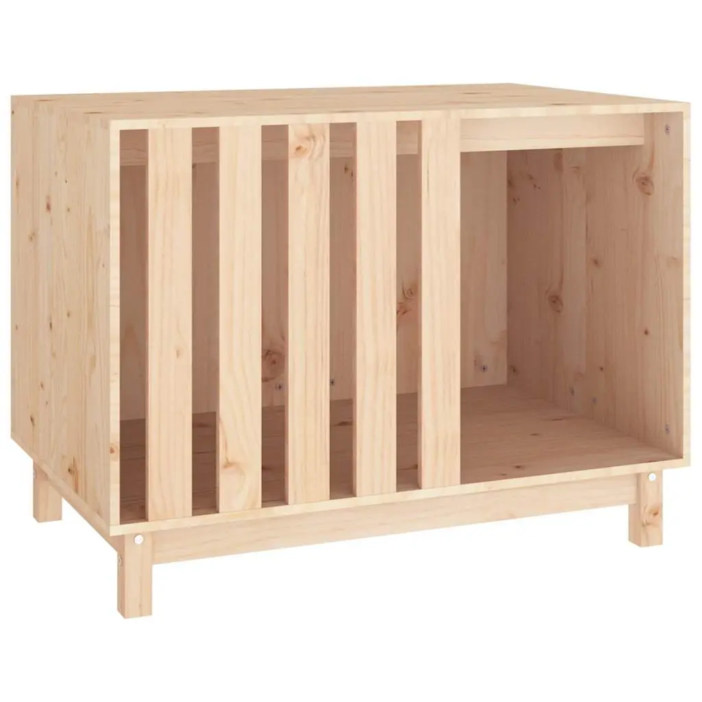 Dog House Shelter 90x60x67 cm Solid Wood Pine Indoor Outdoor Brown
