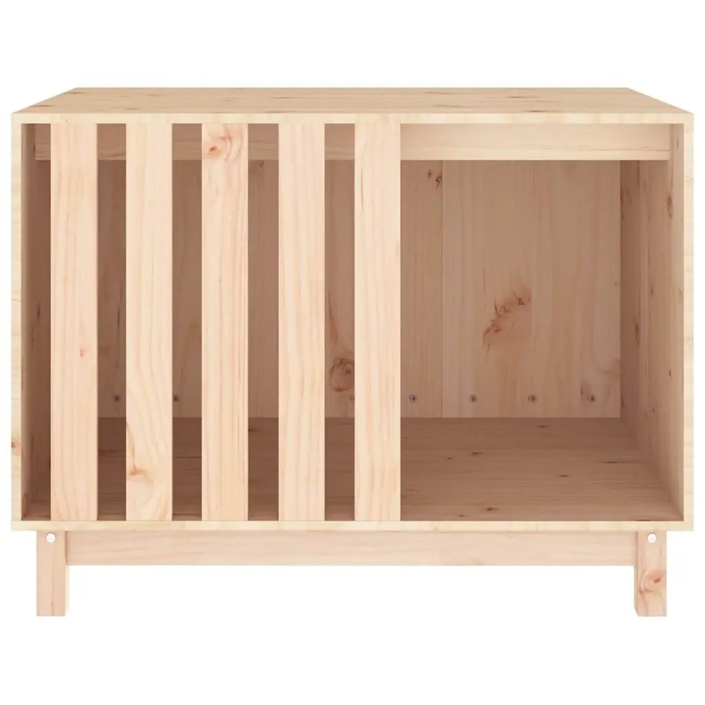 Dog House Shelter 90x60x67 cm Solid Wood Pine Indoor Outdoor Brown