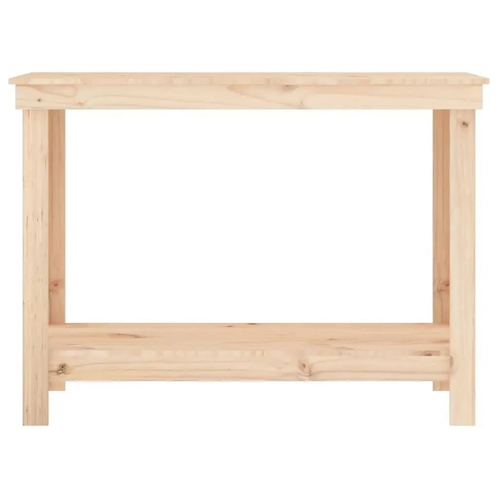Work Bench Solid Pine Wood Storage Table Garage Workshop Tool Organiser