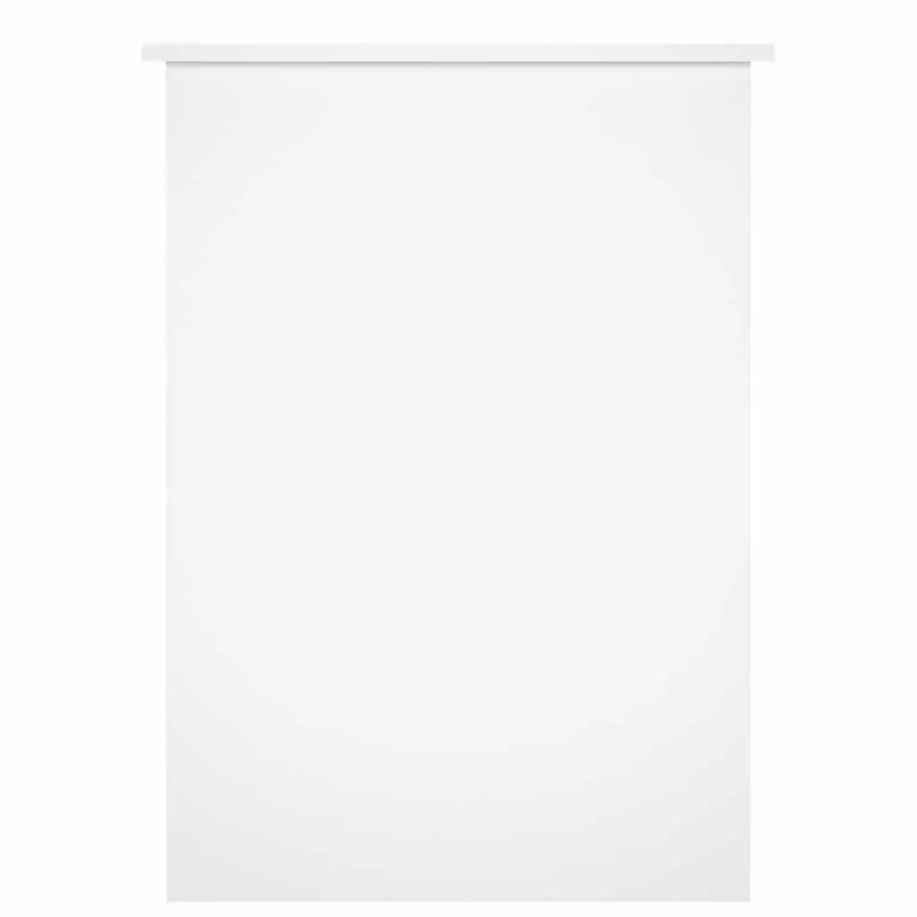 Office Desk Computer Workstation 100x55x75cm White with Storage Shelves
