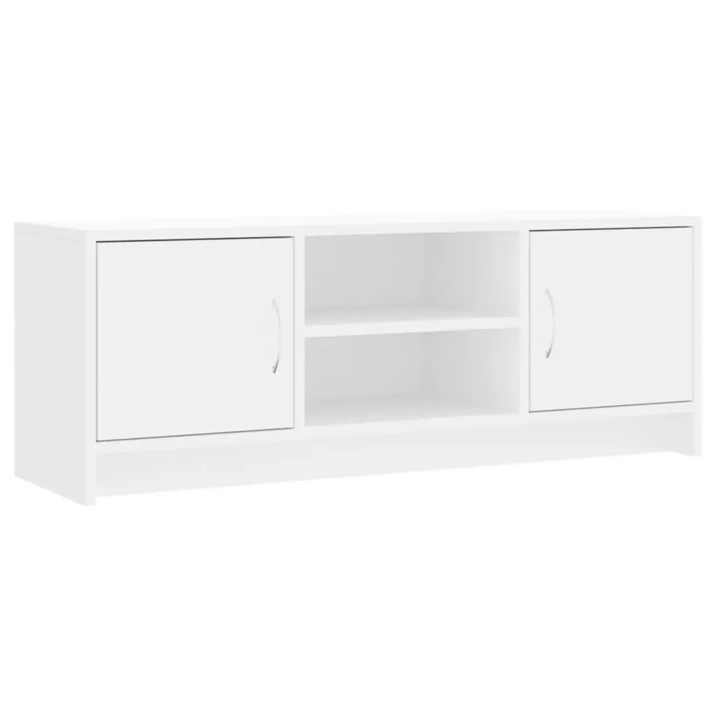 TV Cabinet Media Stand Storage Unit 102x30x37.5 cm White