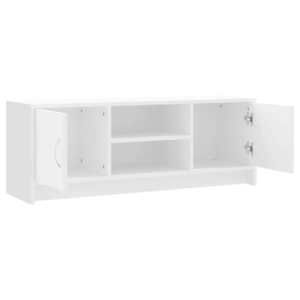 TV Cabinet Media Stand Storage Unit 102x30x37.5 cm White