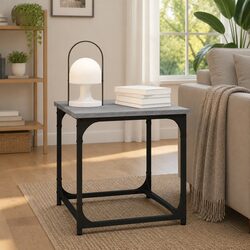 Value-Oriented Grey Sonoma Side Table 40x40x40 cm