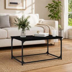 Warm and Reliable Black Coffee Table for Home
