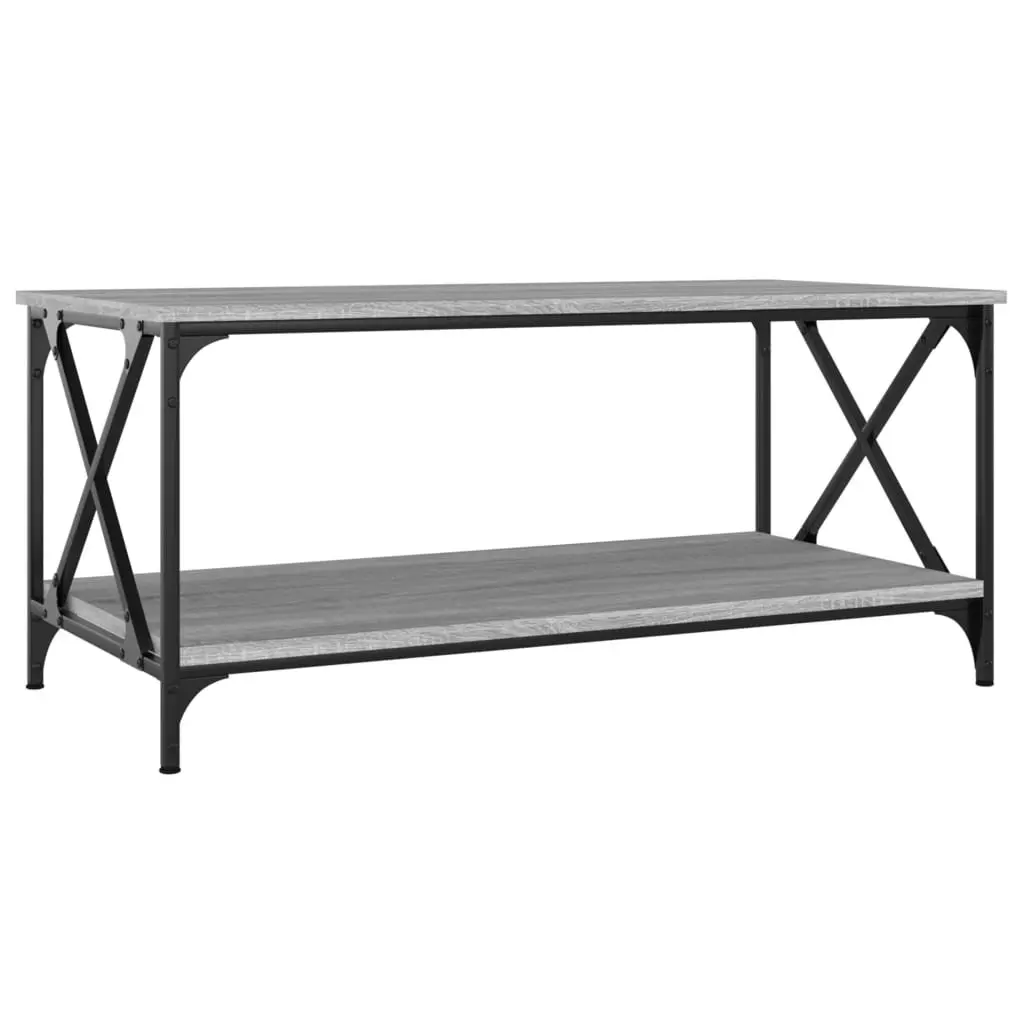 Grey Coffee Table with Storage Option