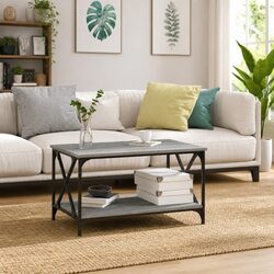 Warm Grey Sonoma Coffee Table 80x50x45 cm, Perfect for Home