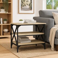 Reliable Brown Engineered Wood Side Table for Everyday Use