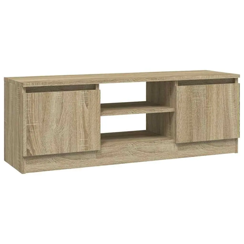 Brown TV Cabinet with Ample Storage Space