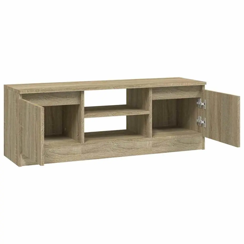 Brown TV Cabinet with Ample Storage Space