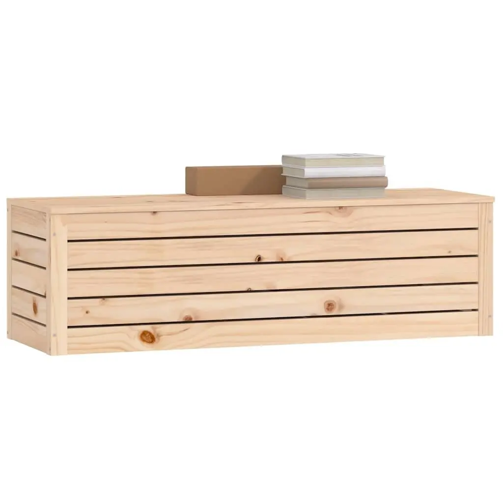 Pine Wood Storage Box with Ample Space
