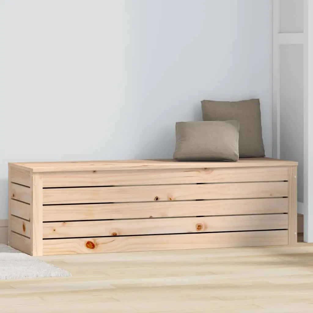 Pine Wood Storage Box with Ample Space