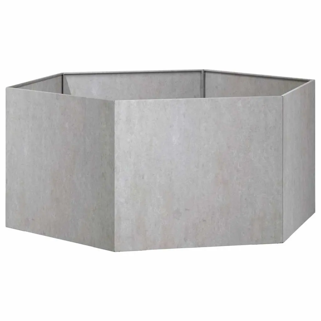 Corten Steel Planter Box Rusty 90x90x45 cm Raised Garden Bed Brown