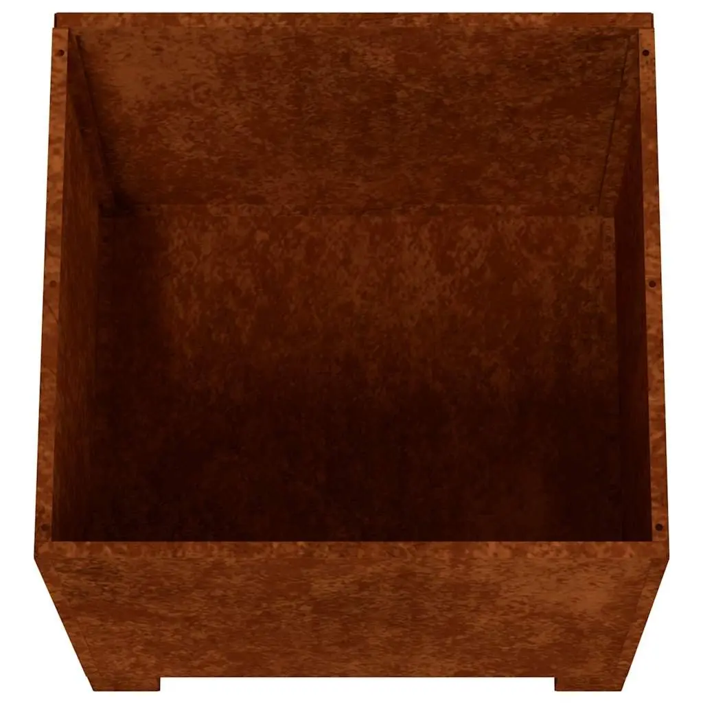 Planters with Legs Garden Decor 30x30x30 cm Brown Outdoor Raised Bed 2 Piece